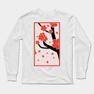 Plain Cherry Blossom Long Sleeve T-Shirt